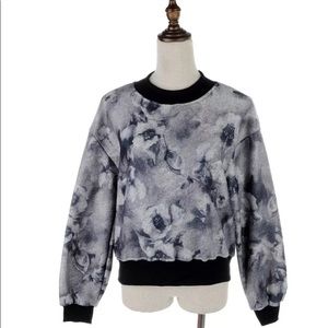 Women’s black and grey sweatshirt